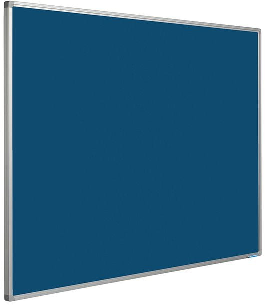 Prikbord Softline profiel 16mm bulletin Blauw - 90x120 cm