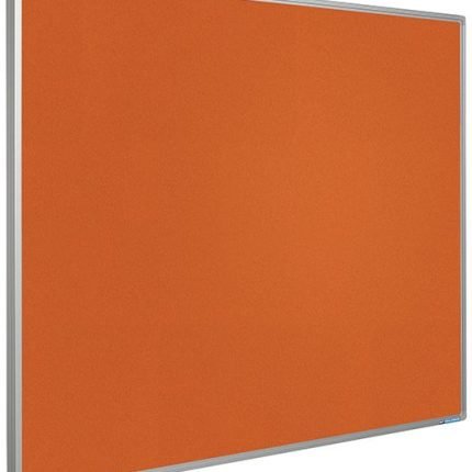Prikbord Softline profiel 16mm bulletin Oranje - 120x240 cm